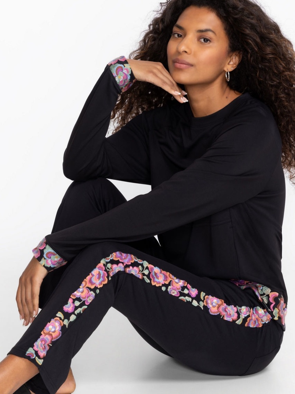 $198 JOHNNY WAS BEE ACTIVE JETSETTER PANT